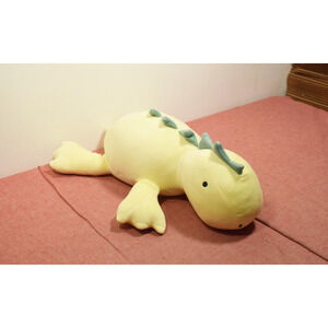 Pillowfort Dinosaur Weighted Plush Kids' Throw Pillow Yellow